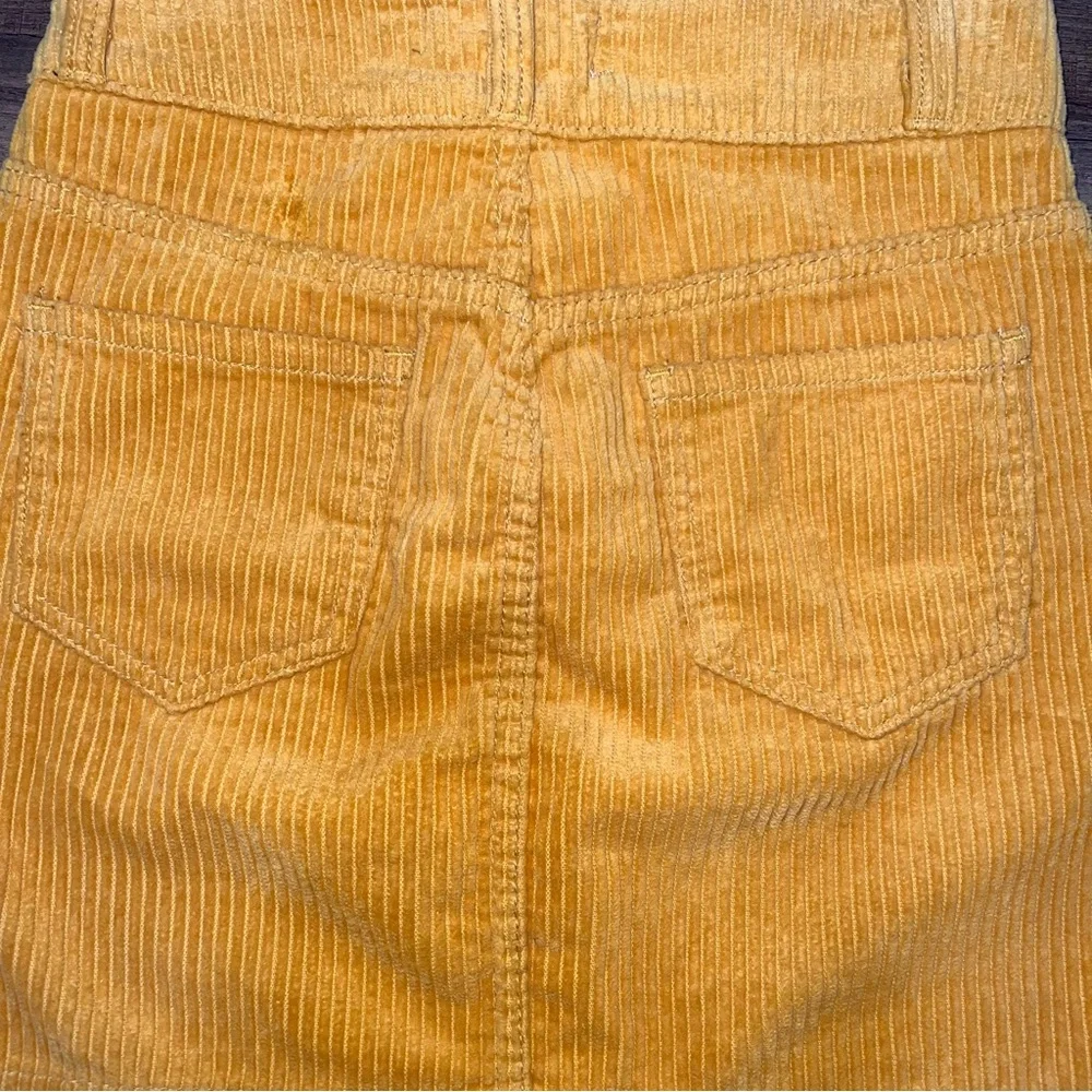 PacSun Corduroy Mustard Mini Skirt - Picture 3 of 7